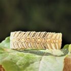 Bracelet dentelle fine beige - MIA Provence