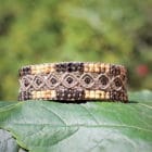Bracelet style nature brun clair en perles et fil - MIA Provence