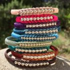 bracelet femme argent cuir mia provence