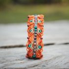 Bracelet hippie chic orange - MIA Provence signification des couleurs