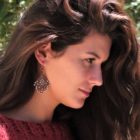 Boucle d'oreille bohème chic marron MIA Provence - choisir des boucles d'oreilles femme