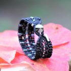 Bijoux fantaisie originaux - Fermoir du bracelet bohème large noir Le Tropézien - MIA Provence - créatrice de bijoux fantaisie - bijoux artisanaux