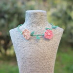 collier de mariage fantaisie fleurs mia provence