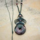Collier bijoux ethniques chics en pierre naturelle - propriétés des pierres semi précieuses dans les bijoux- agate