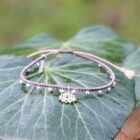 bracelet cordon reglable fleur lotus mia provence