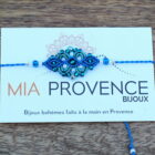 bracelet multicolore femme bleu mia provence