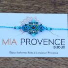 bracelet multicolore femme bleu argent mia provence