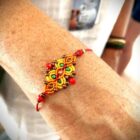 bracelet multicolore femme porté maya mia provence