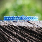 bracelet perle argent femme bleu mia provence