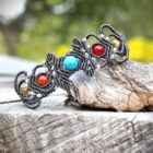 bracelet clara en pierres fines naturelles et argent 925