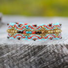 bracelet hippie chic femme couleurs navajo
