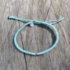 bracelet bouddhiste tibétain homme femme bleu ciel, bracelet tibétain