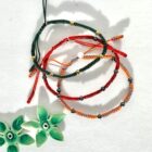 bracelet bouddhiste tibétain bracelets bouddhistes tibétains bracelet bouddhiste tibétain rouge noué