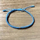 bracelet bouddhiste tibétain homme femme Bracelet homme Bracelet bleu ciel